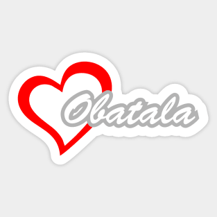 Heart Obatala Sticker